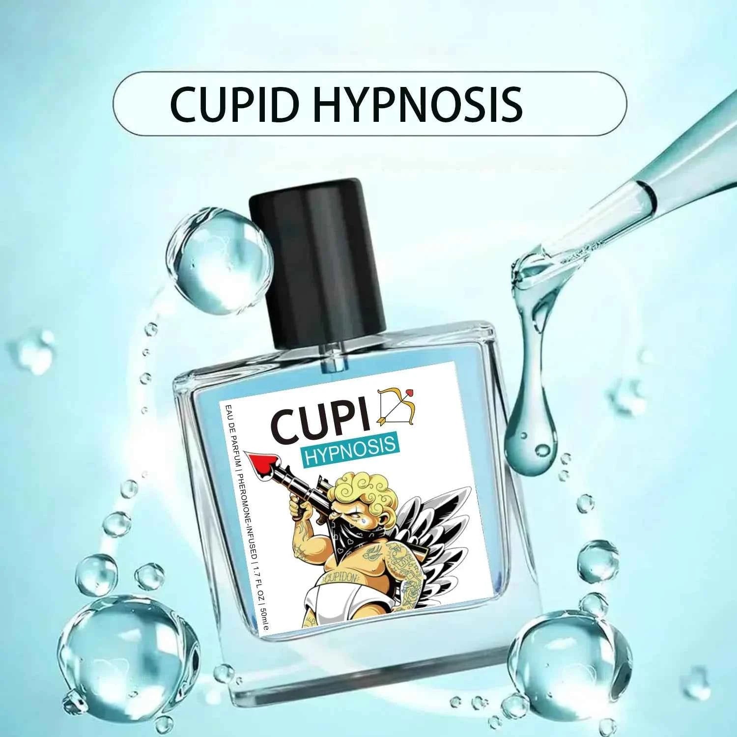 50ML Cupid Hypnosis Pheromone Perfume Original Long Lasting Cologne for Men Charm Fragrances Perfume Women's Light Fragrance