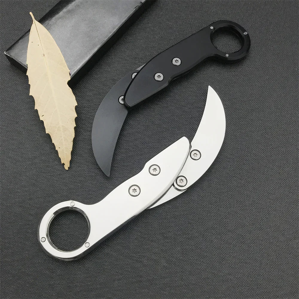 Pocket Mini Outdoor Knife All-steel Claw Mechanical Paw Knives Tactical Karambit Multi Tool EDC Portable Camping Gift for Men