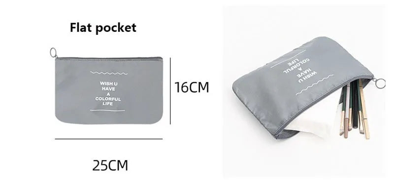 8/9/10/11 Pcs Set Travel Organizer Storage Bags Suitcase Packing Cubes Set Cases Portable Luggage Clothe Shoe Tidy Pouch Folding - AMULET RING STORE