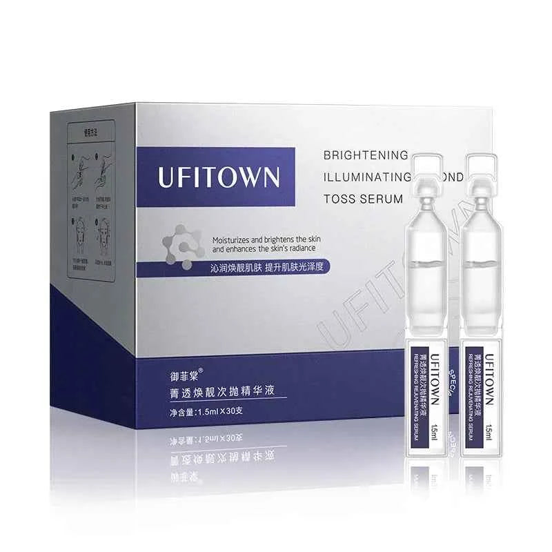 Arbutin Niacinamide Whitening Face Serum Remove Dark Spots Melanin Brighten Shrink Pores  Moisturizing Fade Fine Lines 30Pcs/set