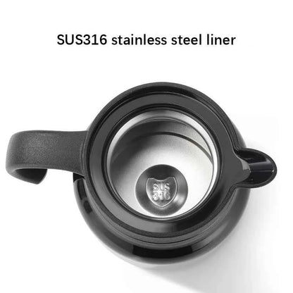 Smart LED Thermos 316 Stainless Steel Insulation Braising Teapot Large Capacity Hot Water Bottle Separating Coffee Vacuum Flask