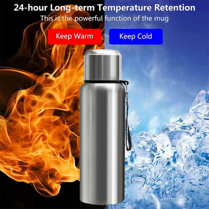 600-1500ml 316 Stainless Steel Thermos Bottle LED Temperature Display Thermal Mug Vacuum Flask Water Bottle For Outdoor Camping - AMULET RING STORE