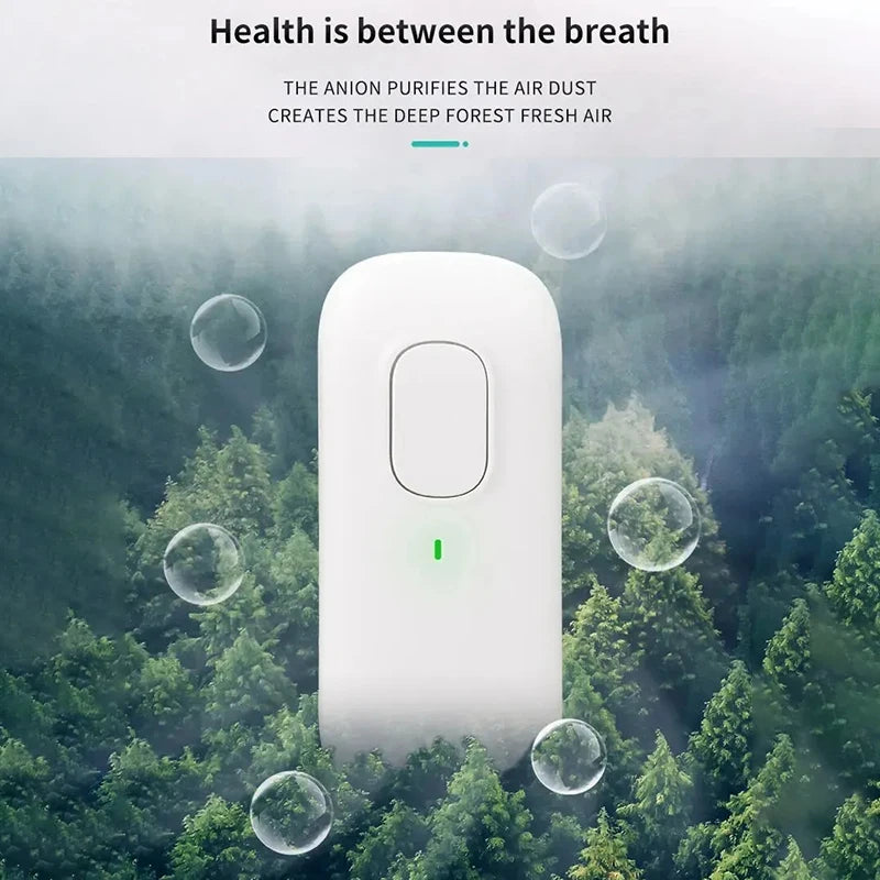 Negative Ion Purifier Purifier plug for home use to remove smoke and toilet odors Suitable for Bathroom Kitchen - AMULET RING STORE