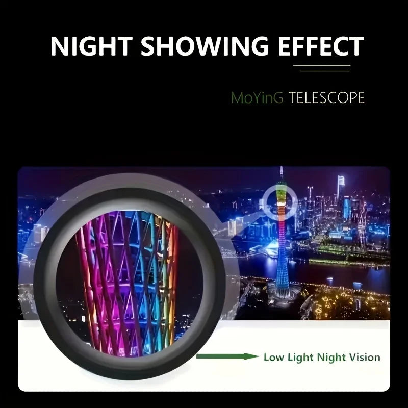 2025 2000X25 HD Monocular Telescope, Compact Portable for Travel, Hiking, Fishing, Camping, Stargazing, Concerts & Bird Watching - AMULET RING STORE