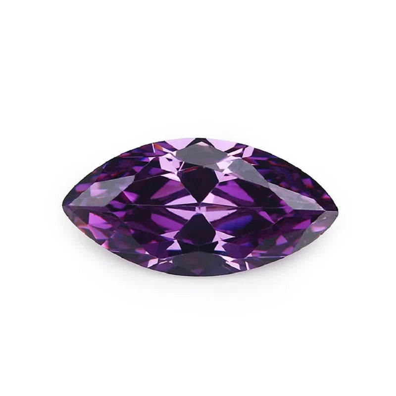 Size 1.5x3mm~10x20mm Marquise Shape 5A CZ Stone Synthetic Gems Color Cubic Zirconia For Jewelry - AMULET RING STORE
