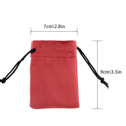 Multi Color Velvet Bag Jewelry Packing Velvet Drawstring Pouches Jewelry Gift Bags Display Chain Ring Packing Bags As Gift 1pcs - AMULET RING STORE