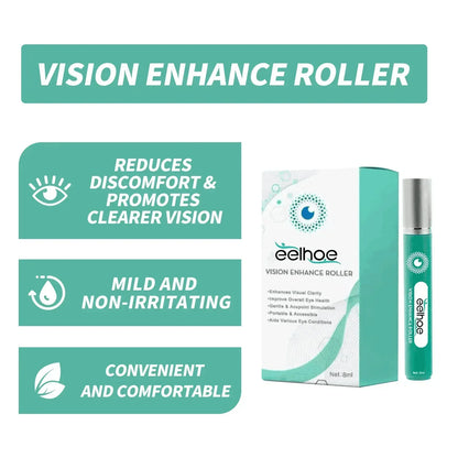 Vision Enhance Roller Promotes Clearer Eyesight Mild Relax Massage Reduce Discomfort Relieve Dryness Eye Fatigue Health Eye Care - AMULET RING STORE