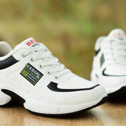 2025 new spring trend sports men's shoes Lace-up thick sole casual breathable fashion shoes Large size Wear skid resistance - AMULET RING STORE