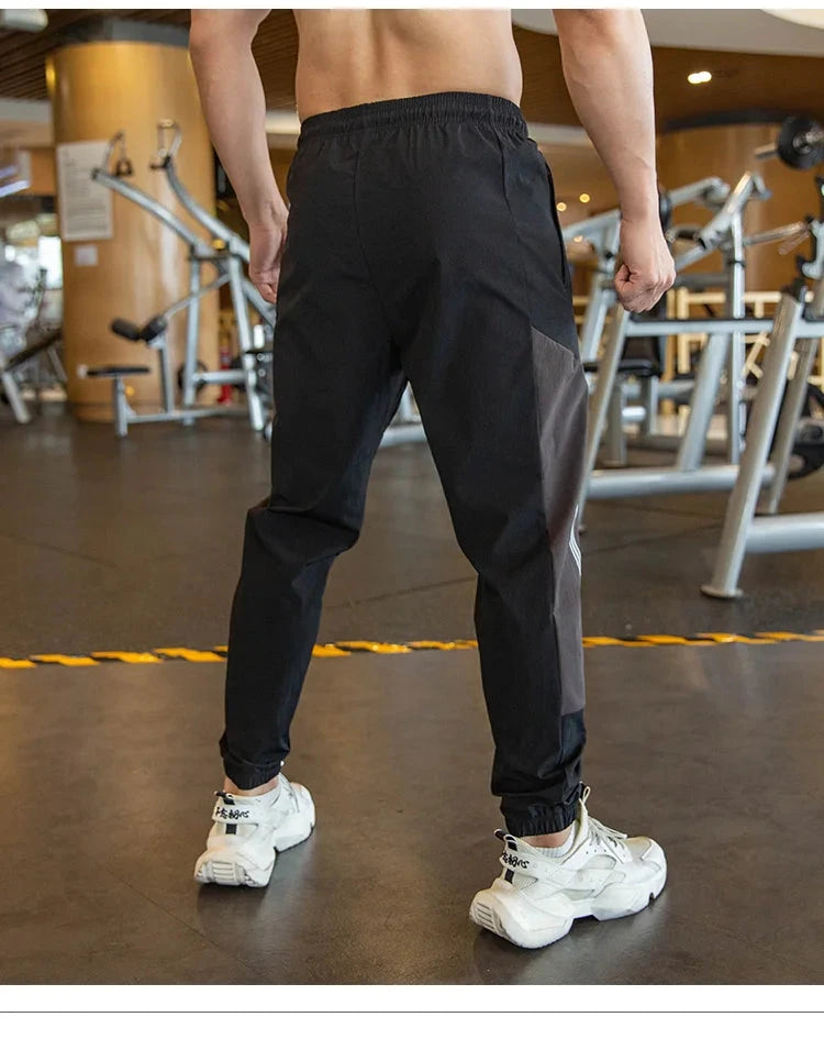 Gym Fitness Workout Trousers Fashion Running Sports Pants Outdoor Jogging Sweatpants Thin Section Stretch Compression Leggings