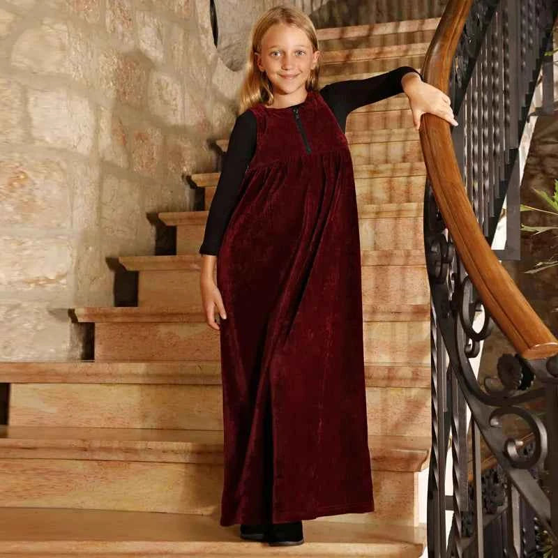 Summer black ribbed family matching clothes maxi dress baby top and pants set boy girl t-shirt outside suit kids clothing