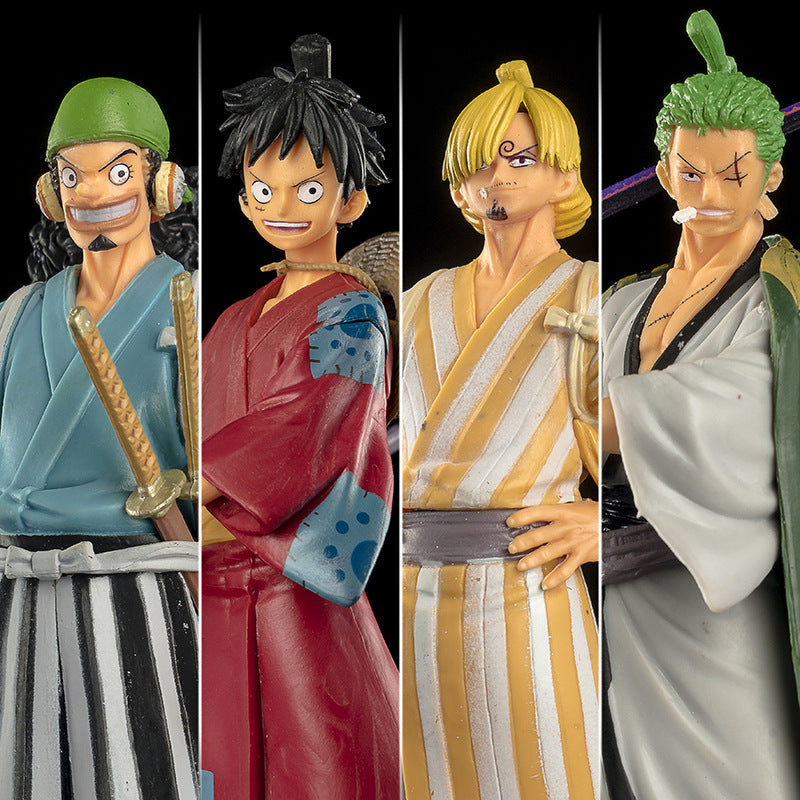 4 Emperors ONE PIECE Figure Anime Figure Blind Box Shanks Teach Luffy Buggy Zoro Lucky Box The Best Surprise Box - AMULET RING STORE