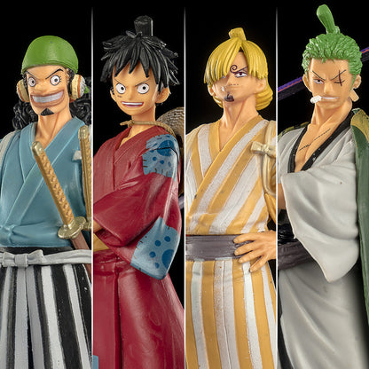 4 Emperors ONE PIECE Figure Anime Figure Blind Box Shanks Teach Luffy Buggy Zoro Lucky Box The Best Surprise Box - AMULET RING STORE