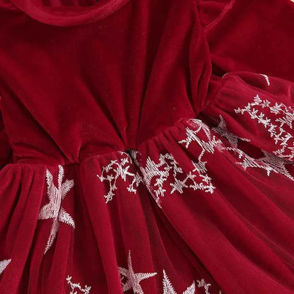 Toddler Girls Winter Outfit Cute Reindeer Print Long Sleeve Dress with Matching Headband and Leggings Set for Christmas