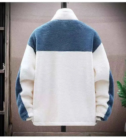 Winter Jackets New Men's Winter Sherpa Lined Jacket Heavy Duty Thermal Warm Fleece Coat Windproof Outdoor Work Jacket Hooded