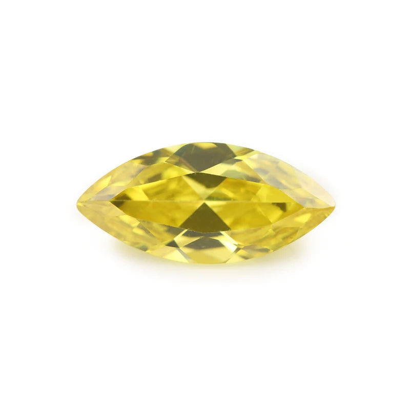 Size 1.5x3mm~10x20mm Marquise Shape 5A CZ Stone Synthetic Gems Color Cubic Zirconia For Jewelry - AMULET RING STORE