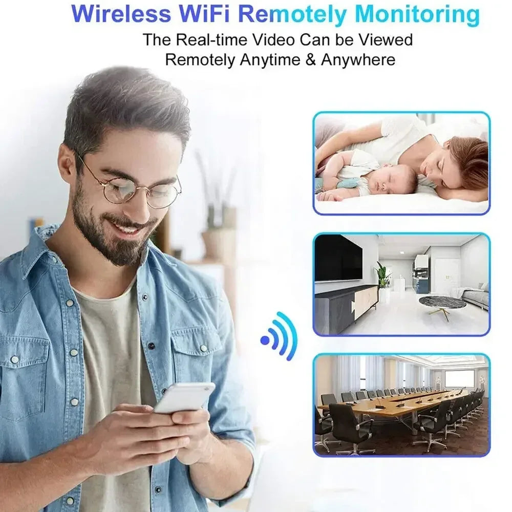 1080P Wireless Wifi Camera Mini Small Night Vision Video Recorder Smart Home Motion Security Detection Surveillance IP Spy Cam - AMULET RING STORE