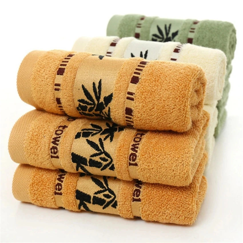 Set of 1/4/6 Bamboo Fiber Towels Sets Home Bath Towels Adults Face Towel Thick Absorbent Luxury Bathroom Towels Toalha De Praia - AMULET RING STORE