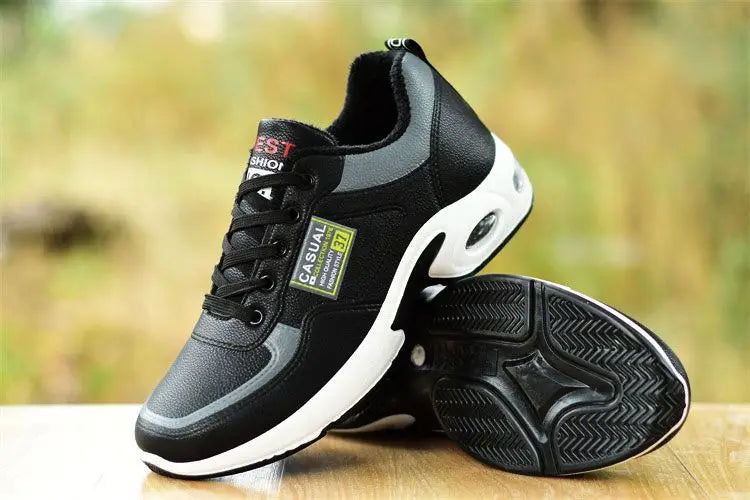 2025 new spring trend sports men's shoes Lace-up thick sole casual breathable fashion shoes Large size Wear skid resistance - AMULET RING STORE