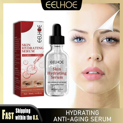 EELHOE 30ml Anti Aging Serum Collagen Nourishing Reduce Fine Lines Wrinkles Improve Skin Elasticity Hydration Facial Skin Care