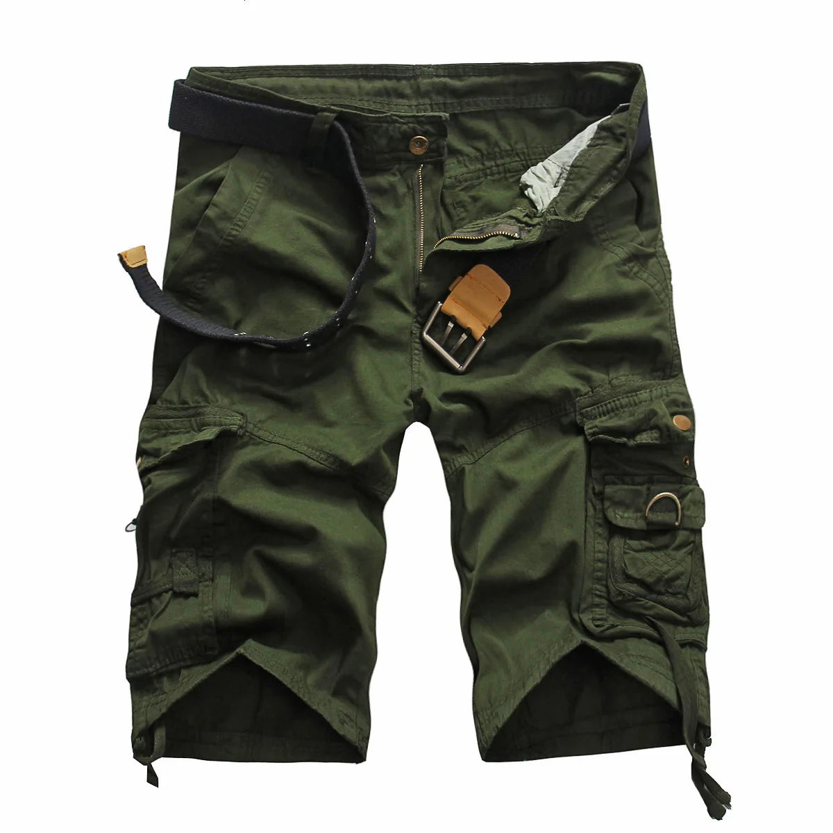 Summer Men's Cargo Shorts Multi Pocket Shorts High Quality Steetwear Cotton Camouflage Shorts Men Clothing Workwear shorts AF19