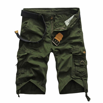 Summer Men's Cargo Shorts Multi Pocket Shorts High Quality Steetwear Cotton Camouflage Shorts Men Clothing Workwear shorts AF19