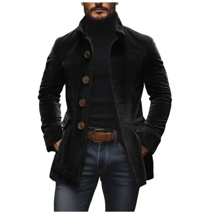 Winter Jackets For Man 2025 Autumn Fashion Long Sleeve Pockets Coats Outwears
