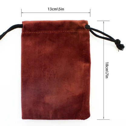 1pcs Multi Color Velvet Bag Jewelry Packing Velvet Drawstring Pouches Jewelry Gift Bags Display Chain Ring Packing Bags As Gift - AMULET RING STORE