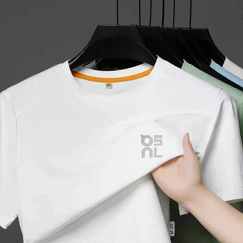 Designer Brand Men's Printed O-neck T-shirt Fashionable Casual Sports Short Sleeved Breathable Cool Luxurious Top Men's Clothing