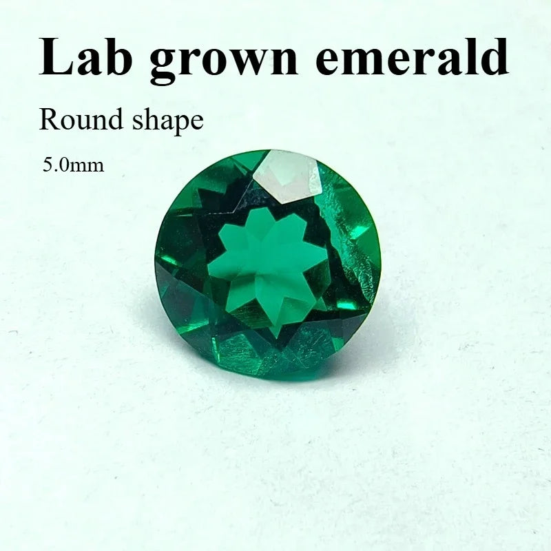 emerald Cut Lab Grown Columbia Emerald Natural color for DIY Jewelry Making Materials with Certificate Factory Wholesale price