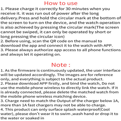 Smartwatch Men Women Wristwatches Smart Watch Message Fitness Monitor Bracelet Birthday Gift Electronic Clock For Android IOS - AMULET RING STORE