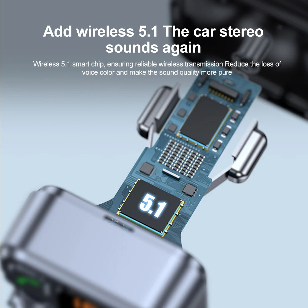 Car Bluetooth Receiver USB U Disk Read PD20w Fast Charging Digital Display Car Mobile Phone Adapter FM Transmiter For Cellphones - AMULET RING STORE