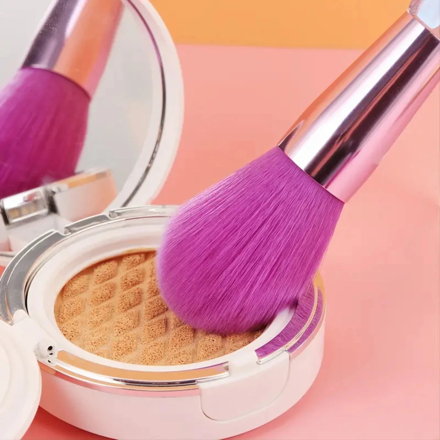 Soft and Luxurious Travel Beauty Tools - Crystal Acrylic Handle Eye Makeup Brush Set with High Quality Eyeshadow Brushes - Cosme - AMULET RING STORE