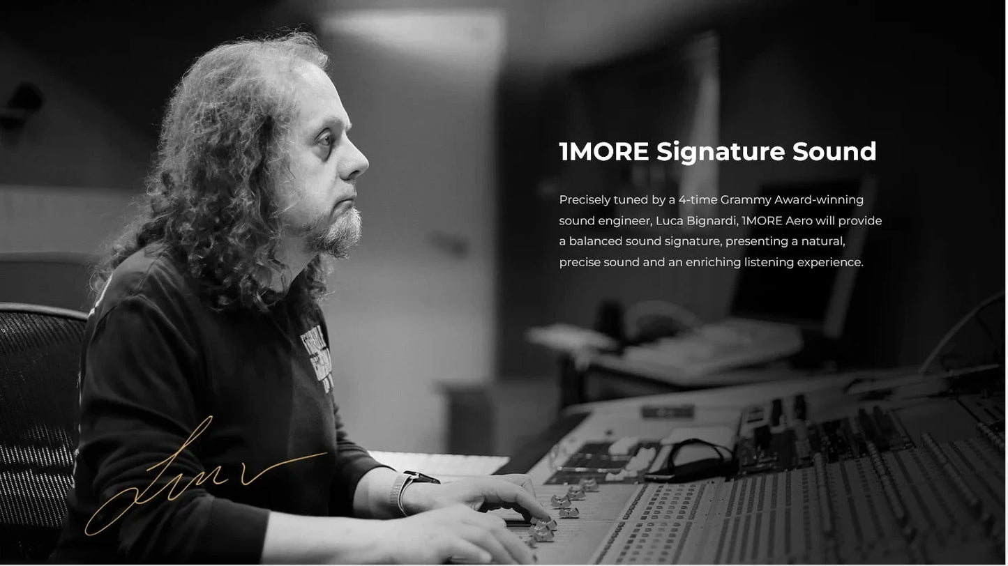 1MORE Aero Ear buds Noise Cancellation Bluetooth 5.2 flash-sale  Clear Calls 28h Playtime  Wireless Charging headset  electronic