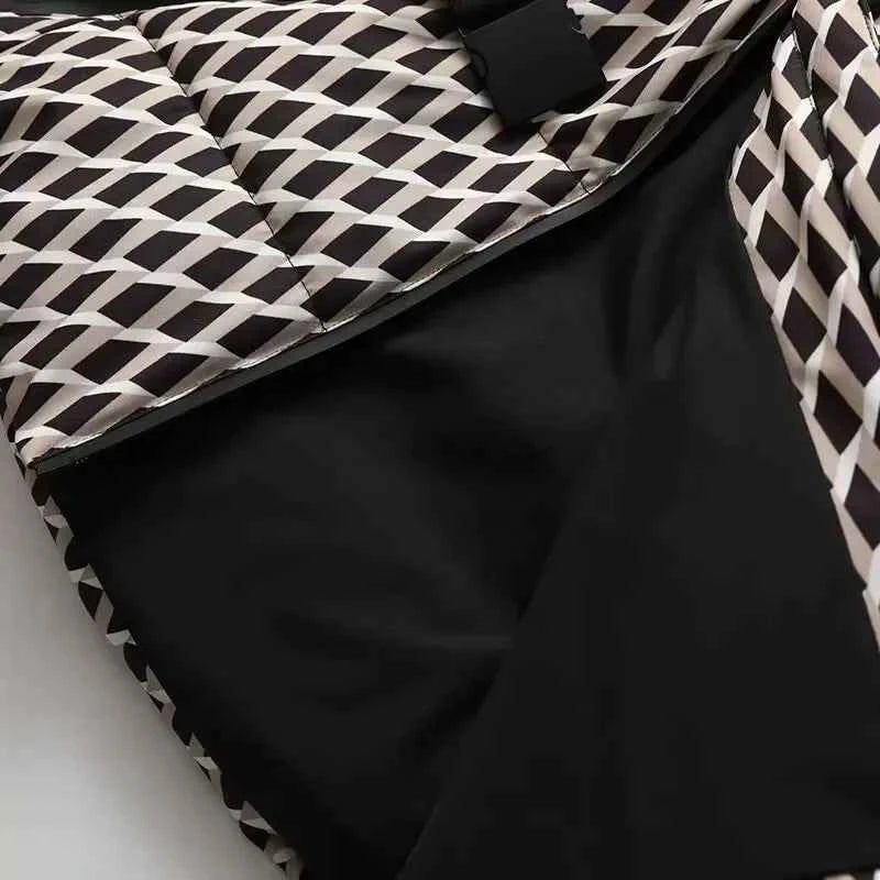 Women's Winter Hooded High Waist Padded Sport Parkas Coats with Belt Female Elegant Thick Warm Pockets Windproof Skiing Jackets