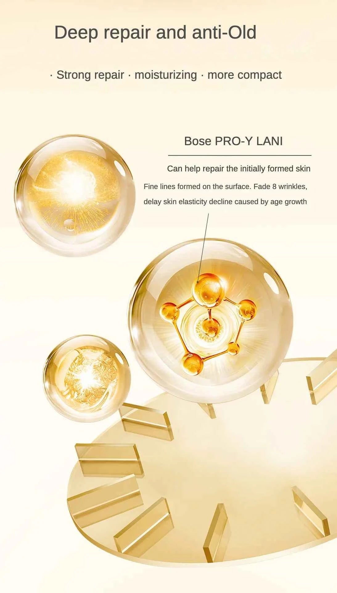 Hyaluronic Acid Peptide Whitening Serum Remove Dark Spots Melanin Brighten Shrink Pores  Moisturizing Fade Fine Lines