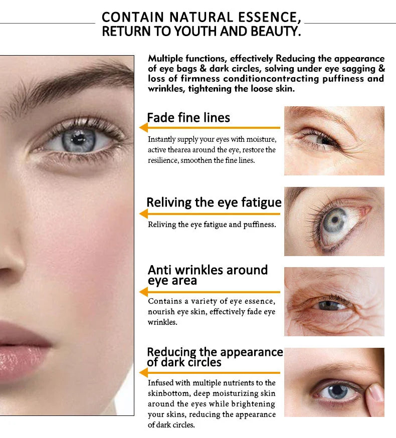 ARTISCARE 24K Gold Serum SET for Facial Care Eye Cream Moisturizing Face Essence Skin Care Products