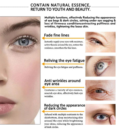 ARTISCARE 24K Gold Serum SET for Facial Care Eye Cream Moisturizing Face Essence Skin Care Products