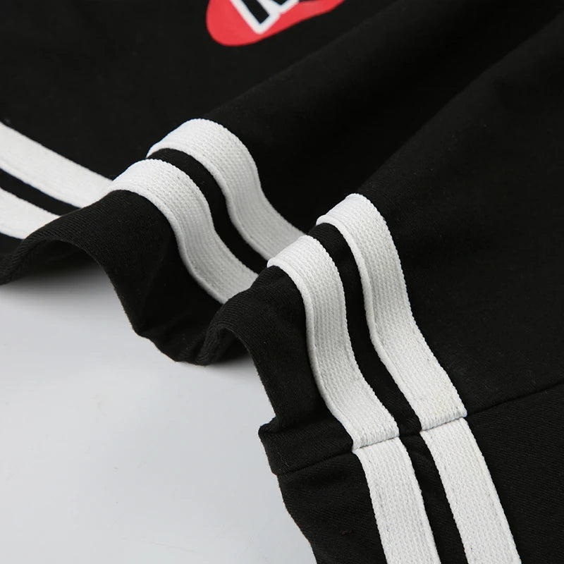 HEYounGIRL Tennis Style Spaghetti Strap Mini Dress Letter Print Contrast Color Sleeveless Women Short Dresses Summer Casual - AMULET RING STORE