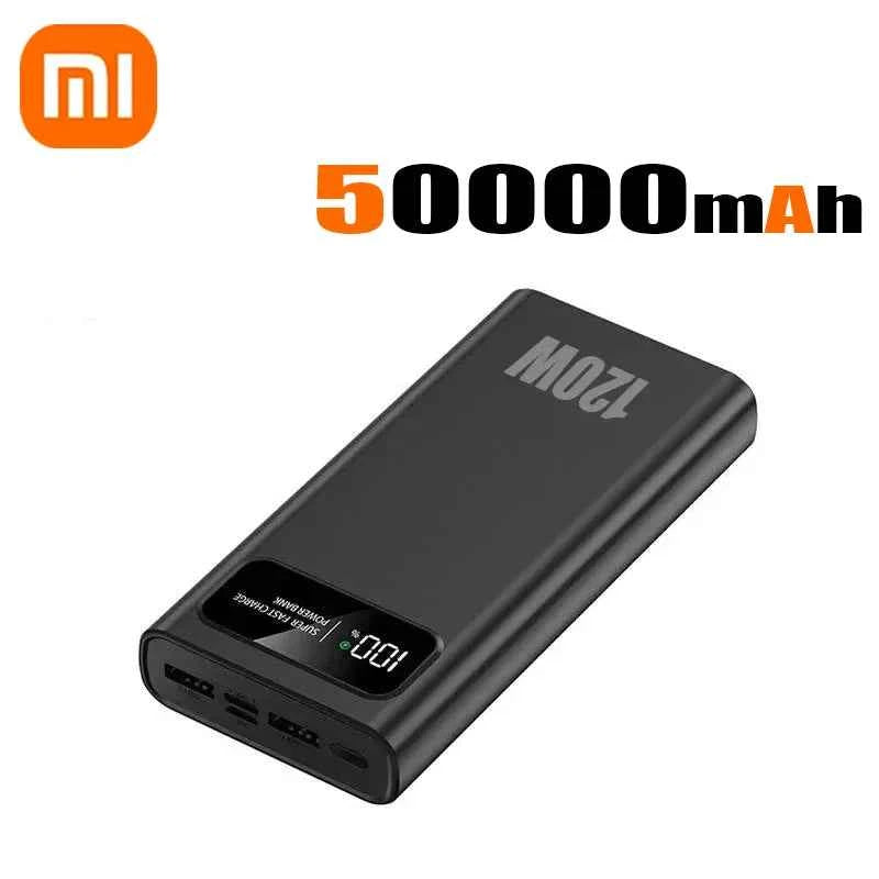 Xiaomi 50000mAh Power Bank Ultra Large Capacity 120W Super Fast Charging Portable External Battery With LED Digital Display