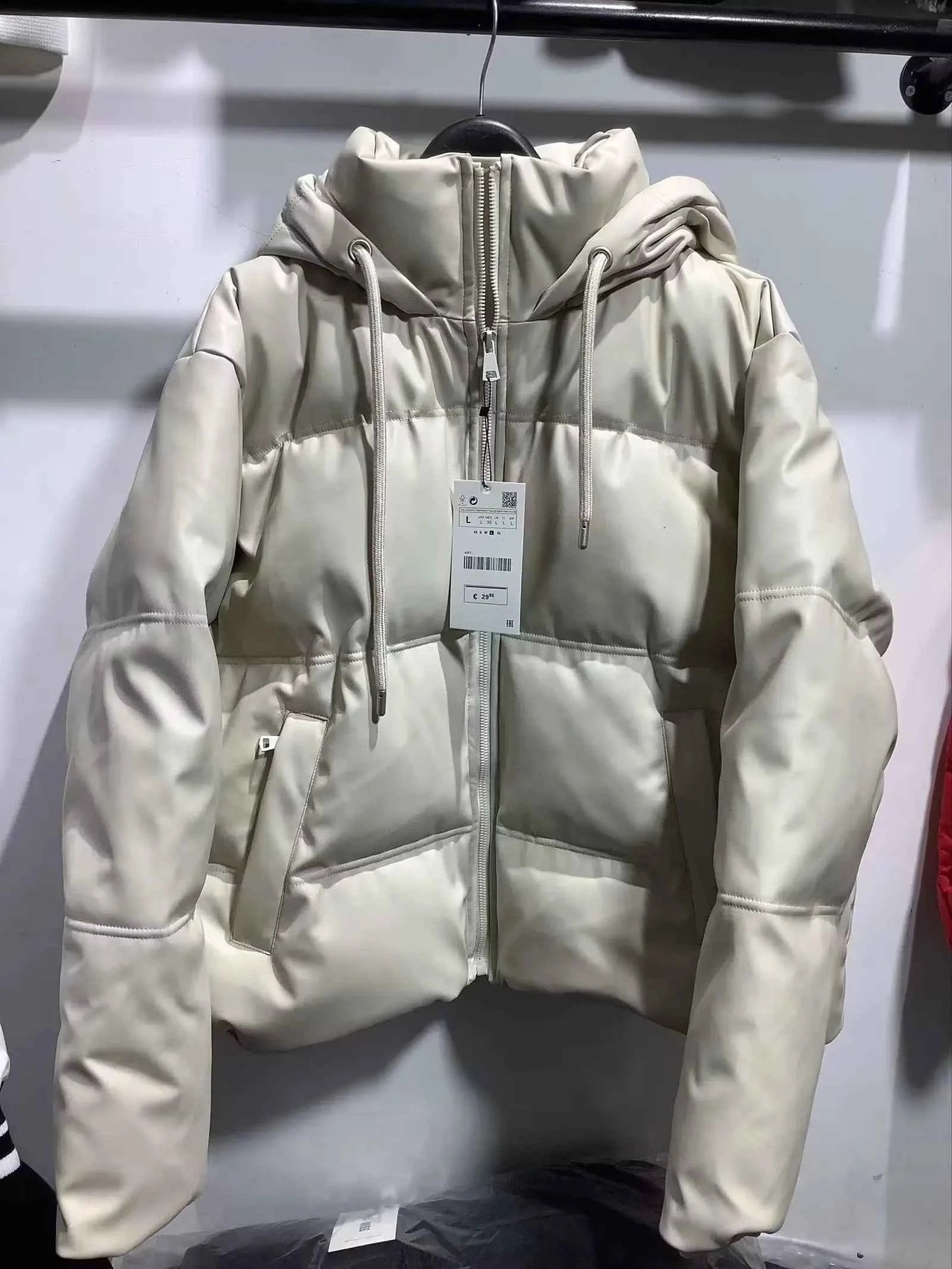 Winter Women's Cold Coat Winter Jackets For Women 2023 Warm Leather PU Parkas Winter Coat Promotion Female Outerwear