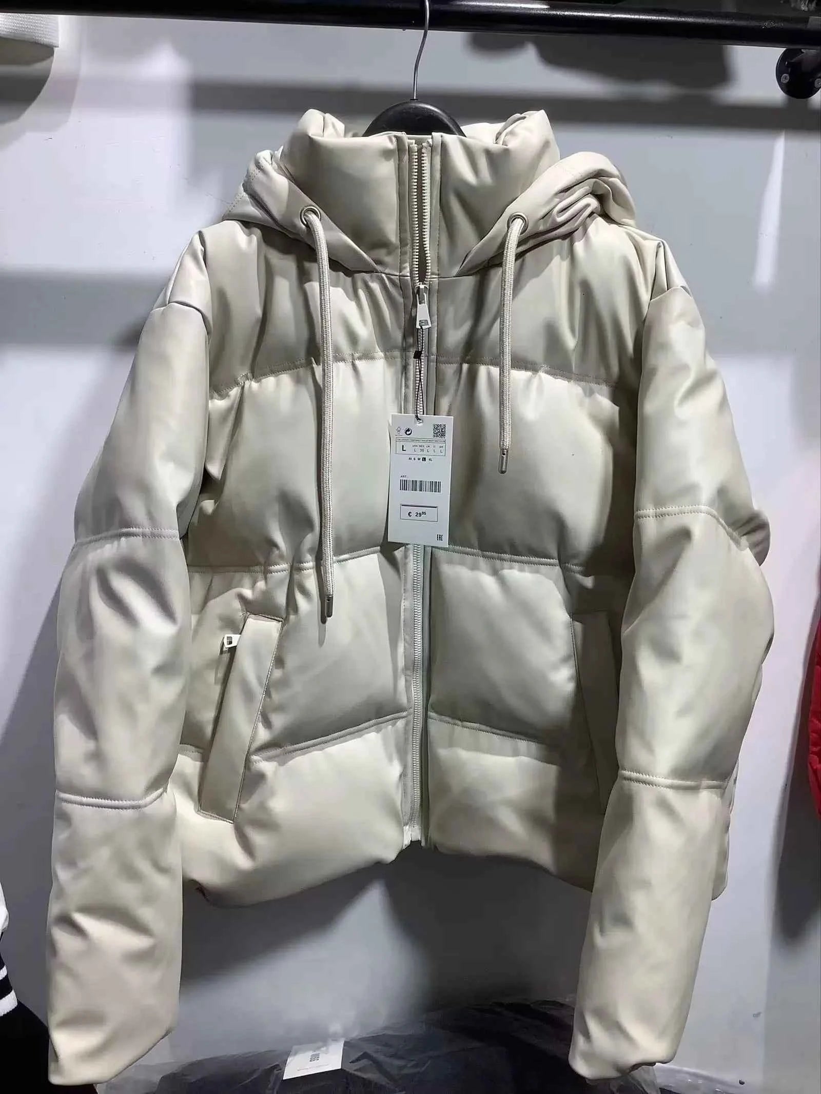 Winter Women's Cold Coat Winter Jackets For Women 2023 Warm Leather PU Parkas Winter Coat Promotion Female Outerwear