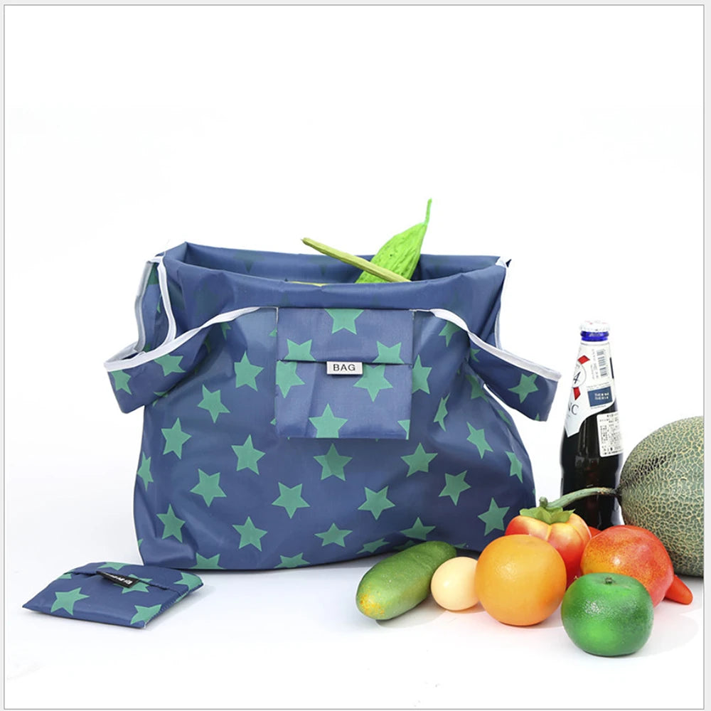 Shopping bag Eco-friendly bag Storage bag shoulder Grocery bags Shoulder Market Bags Reusable foldable Supermarket Shop bags - AMULET RING STORE
