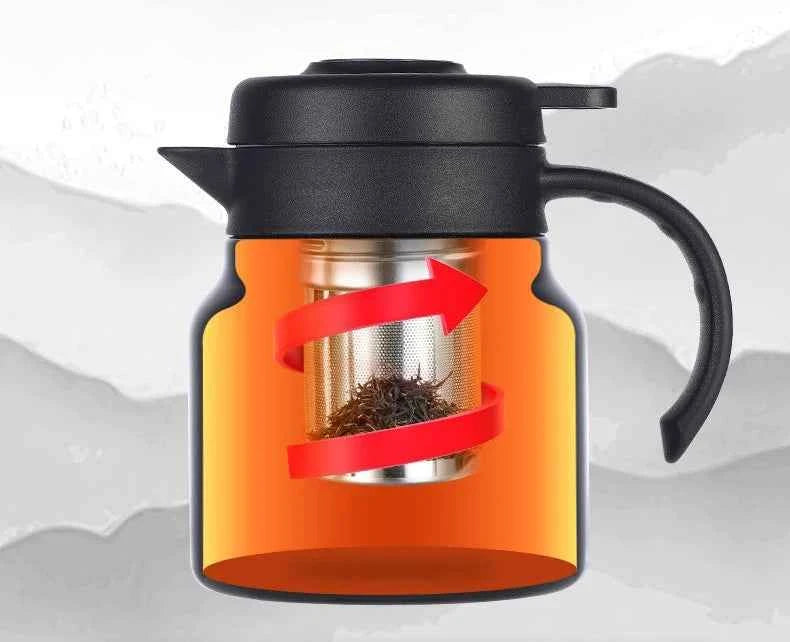 Smart LED Thermos 316 Stainless Steel Insulation Braising Teapot Large Capacity Hot Water Bottle Separating Coffee Vacuum Flask