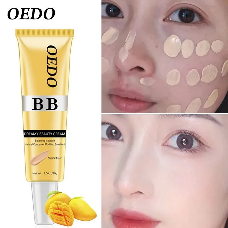 Dreamy Beauty Cream Makeup Natural Concealer BB Cream Face Care Modified Emollient Easy to Wear Sun Block Whitening Cream 30g - AMULET RING STORE