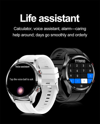 New Business Smart Watch Men 1.53 inch Full Screen Touch Multi Sport Mode ECG+PGG Sport Waterproof Bluetooth Call Smartwatches