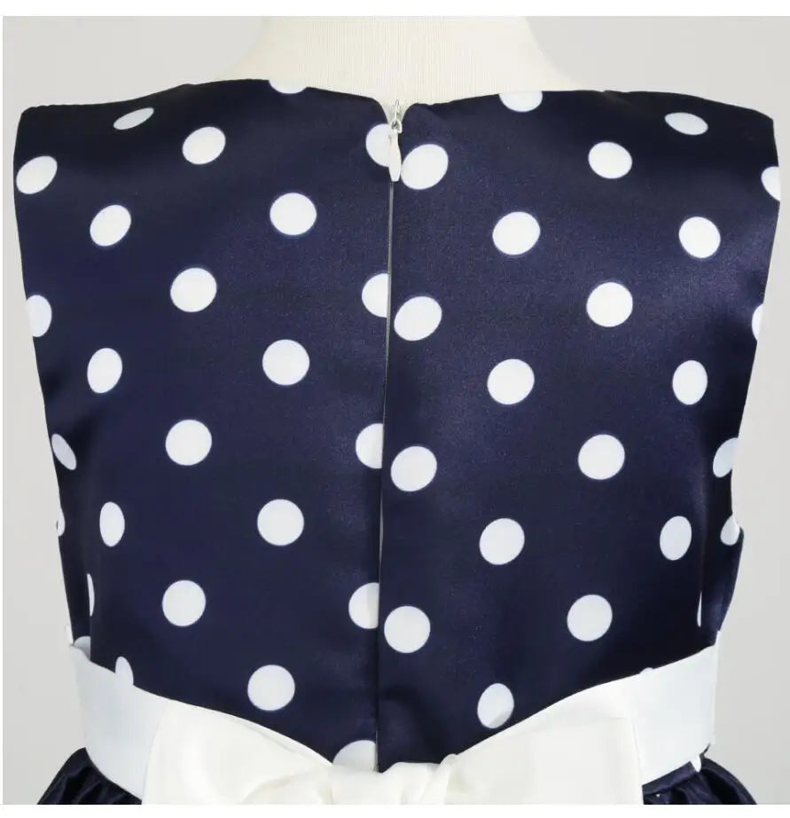 Summer Girls Rose Print Dress Princess Wedding Birthday Party Frocks Satin Children Vestidos Dresses For Girl Christmas Clothing