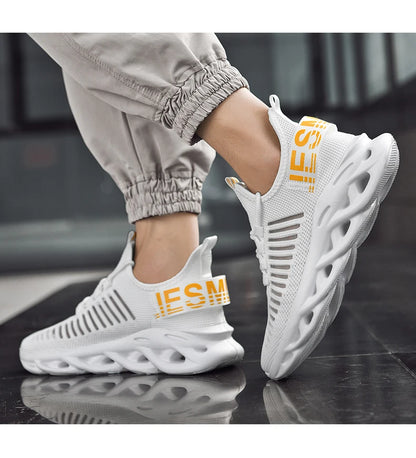 Men Shoes Comfortable Sneakers Breathable Running Shoes For Women Mesh Tennis Sports Shoes Outdoor Air Waling Casual - AMULET RING STORE