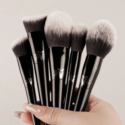 Kat Von D Makeup Brush Set & Kit Foundation Blush Highlight Concealer Powder Sculpting Eyeshadow Brush KVD Brand Makeup Brush - AMULET RING STORE