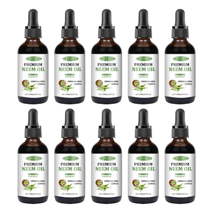 EELHOE 100ml Neem Oil Serum Cleansing Skin Plump Hair Growth Nail Top Coat Care Multi-purpose Essence Pure Natural Daily Care