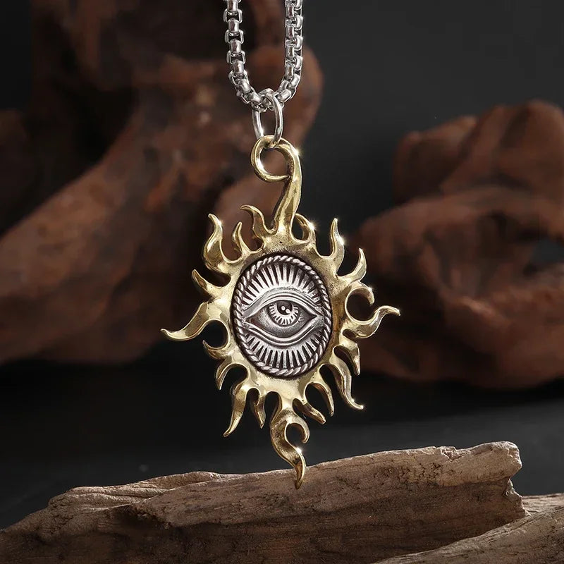 Exquisite Ancient Egyptian Gods Eye Horus Necklace